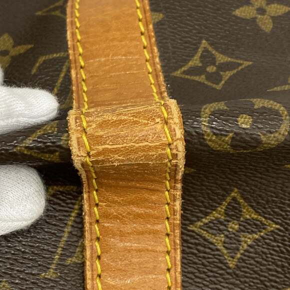 LOUIS VUITTON Authentic Brown Monogram Keepall 55 Boston Bag - Picture 6 of 13